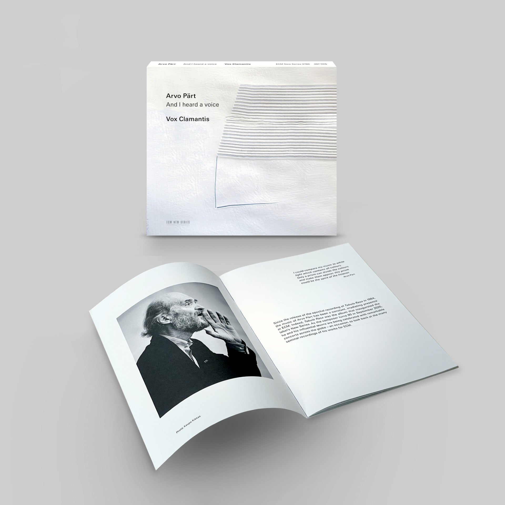 Arvo Pärt Arvo Pärt: And I heard a voice CD + Exkl. Katalog Booklet 417992