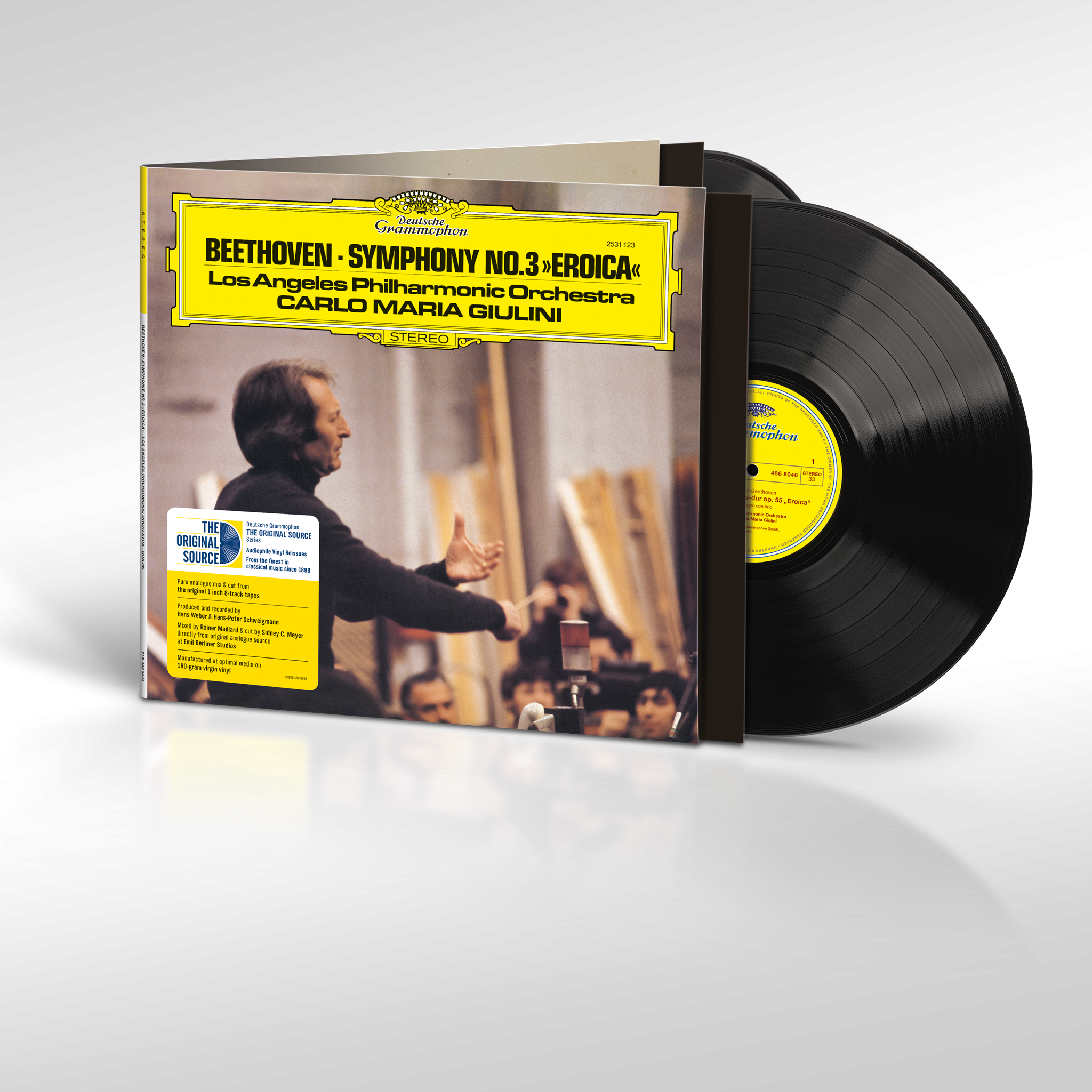 Carlo Maria Giulini Beethoven: Sinfonie Nr. 3 »Eroica«  Original Source Vinyl 428624