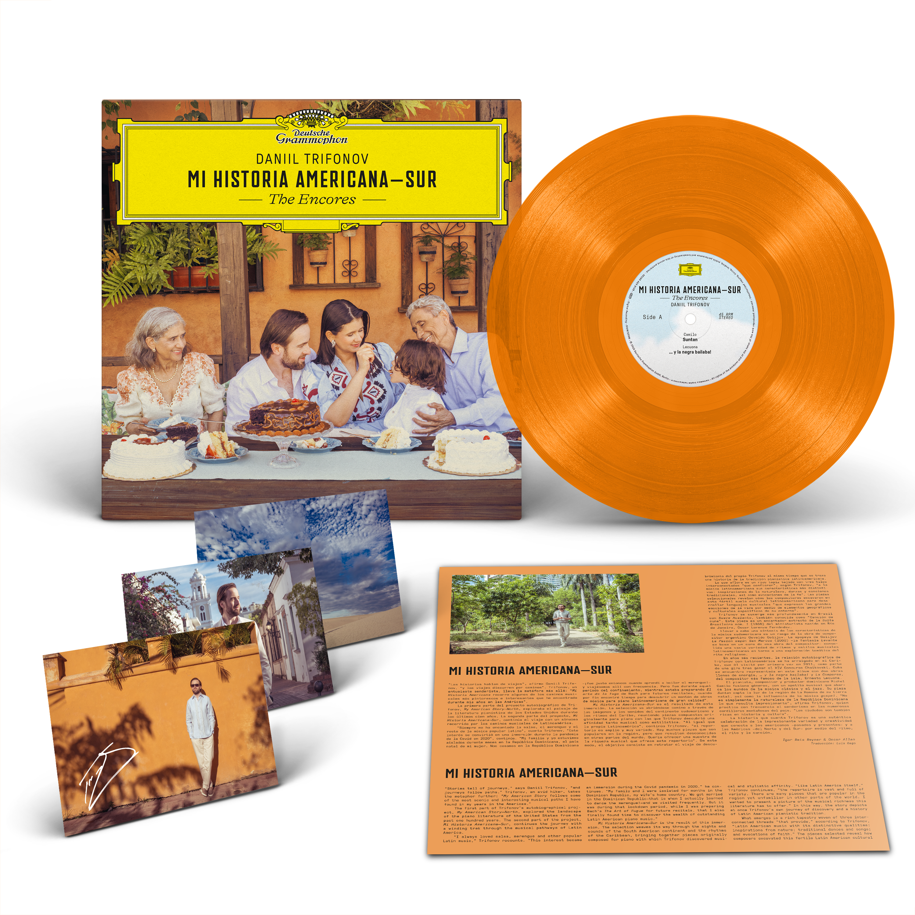Daniil Trifonov & São Paulo Symphony Orchestra MI HISTORIA AMERICANA – SUR 1LP Orange EcoRecord + signiertes Postkarten Set 453937