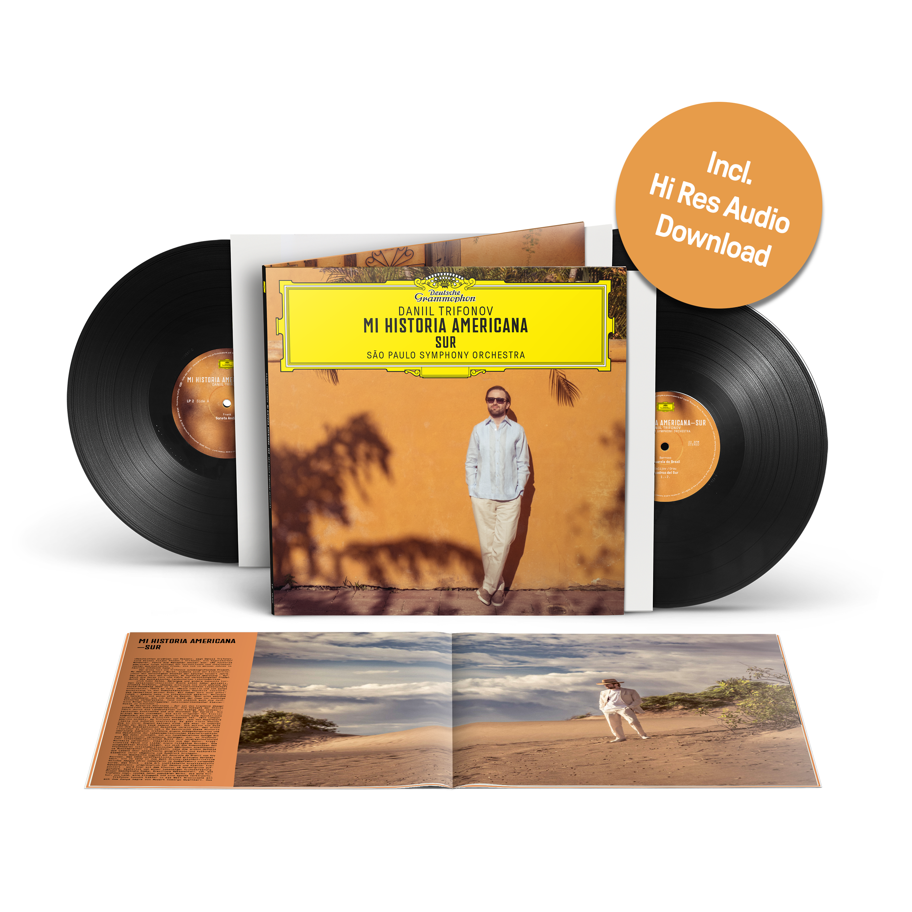 Daniil Trifonov & São Paulo Symphony Orchestra MI HISTORIA AMERICANA – SUR 3LP Vinyl Gatefold + Hi-Res Audio Download 453931