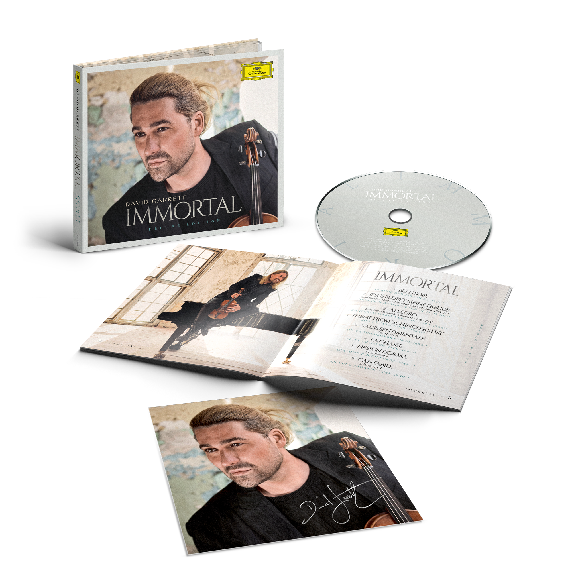 David Garrett Immortal CD Deluxe + Signierte Artcard 451414