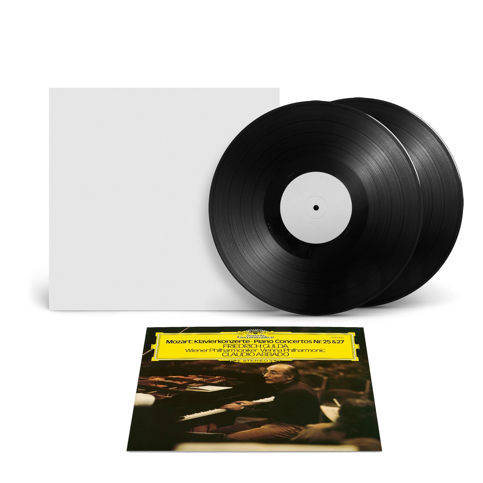 Friedrich Gulda, Claudio Abbado & Wiener Philharmoniker Mozart: Piano Concertos Nos. 25 & 27 Limitierte White Label Vinyl 317095