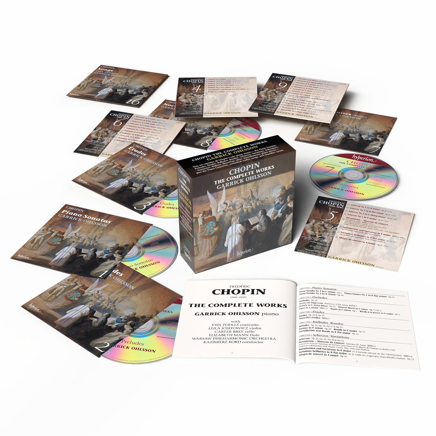 Garrick Ohlsson Garrick Ohlsson: Chopin – The Complete Works 16CD 457107