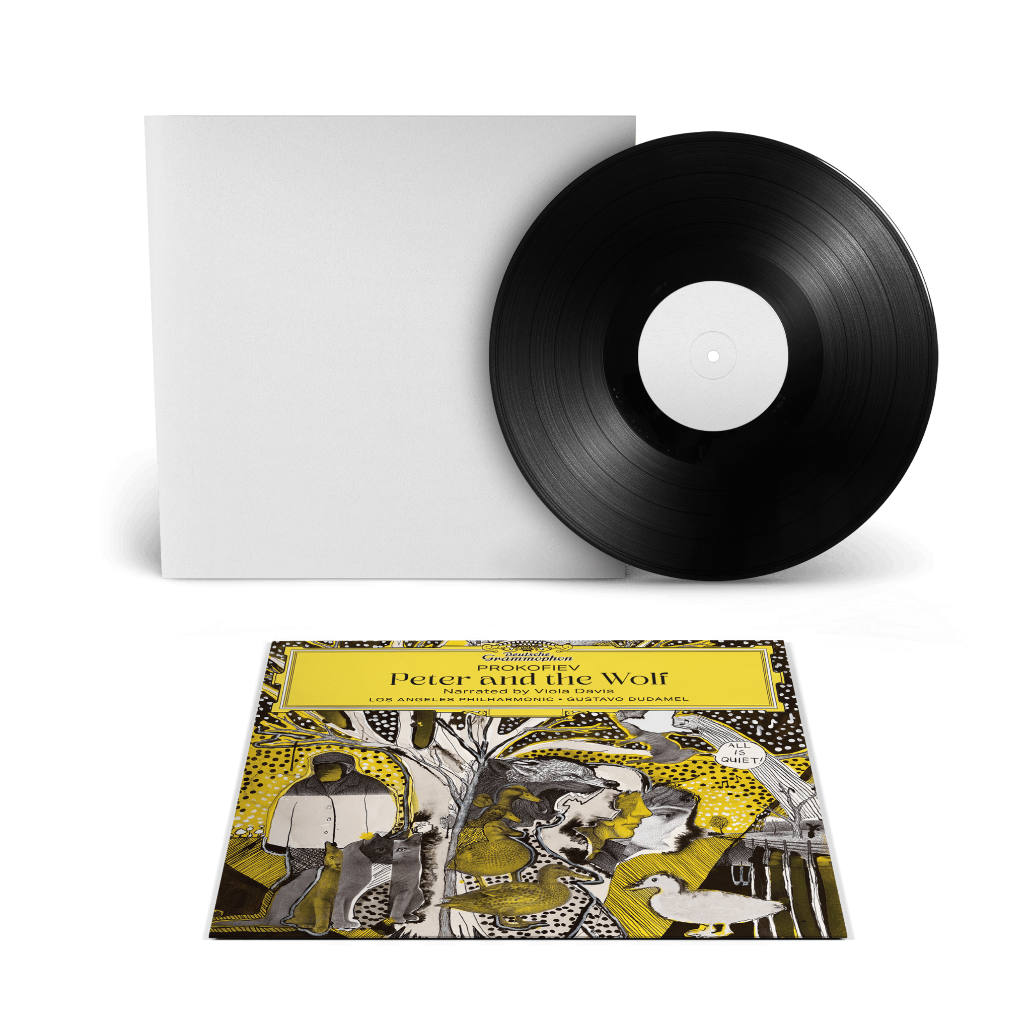 Gustavo Dudamel, Viola Davis & Los Angeles Philharmonic Orchestra Peter and the Wolf White Label LP 435329