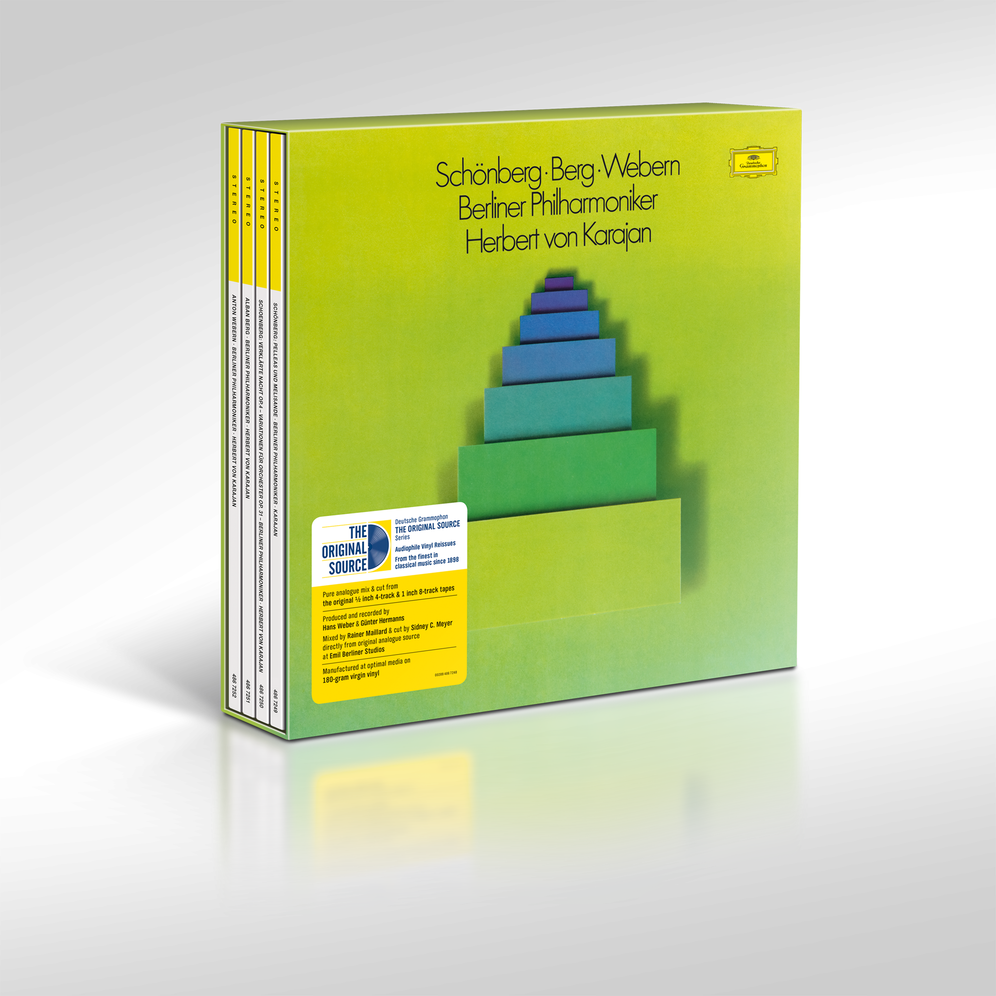 Herbert von Karajan & Die Berliner Philharmoniker Schoenberg - Berg - Webern Original Source Vinyl 412821