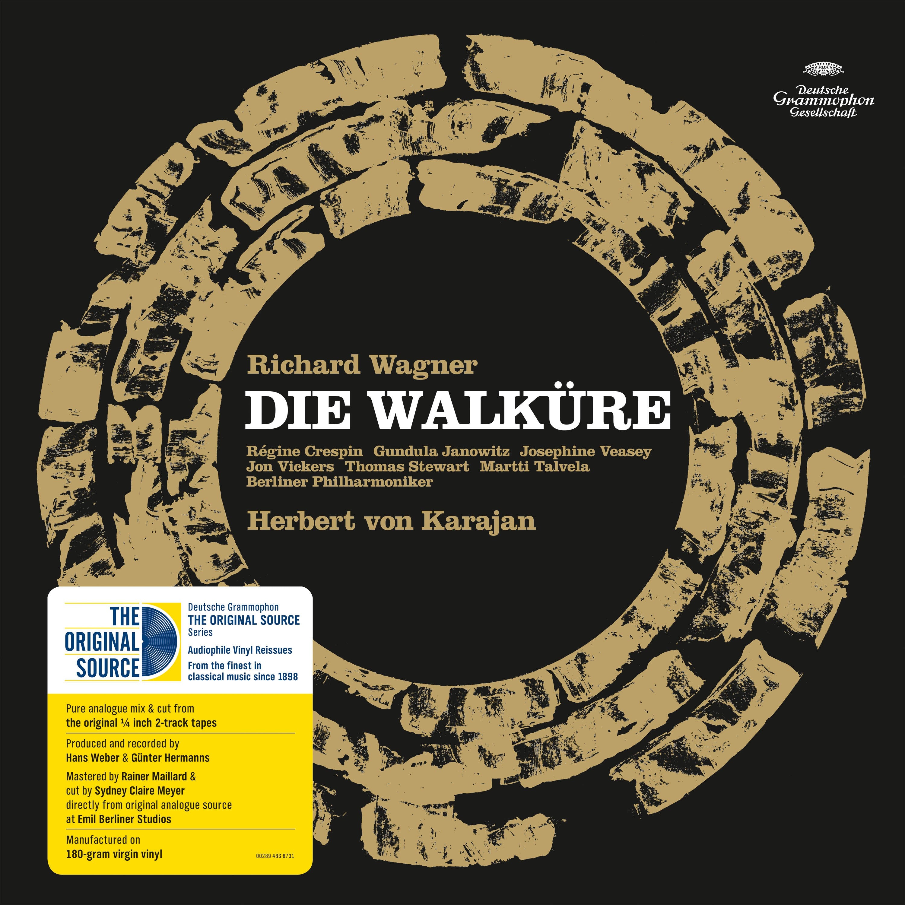 Herbert von Karajan & Berliner Philharmoniker Wagner: Die Walküre Original Source Vinyl 448820