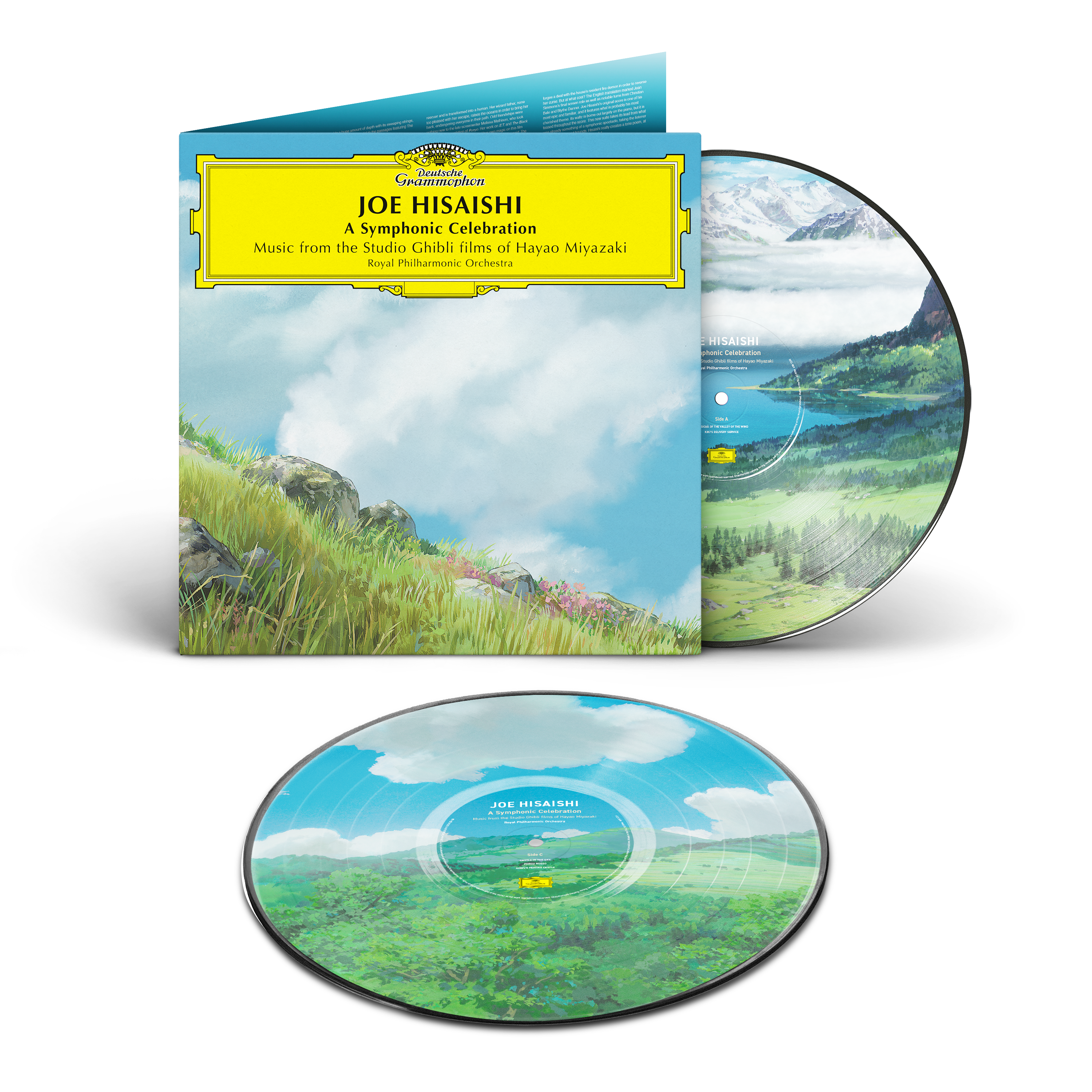 Joe Hisaishi & Royal Philharmonic Orchestra A Symphonic Celebration – Music from the Studio Ghibli Films of Hayao Miyazaki Limited Edition 2LP Picture Disc 458525