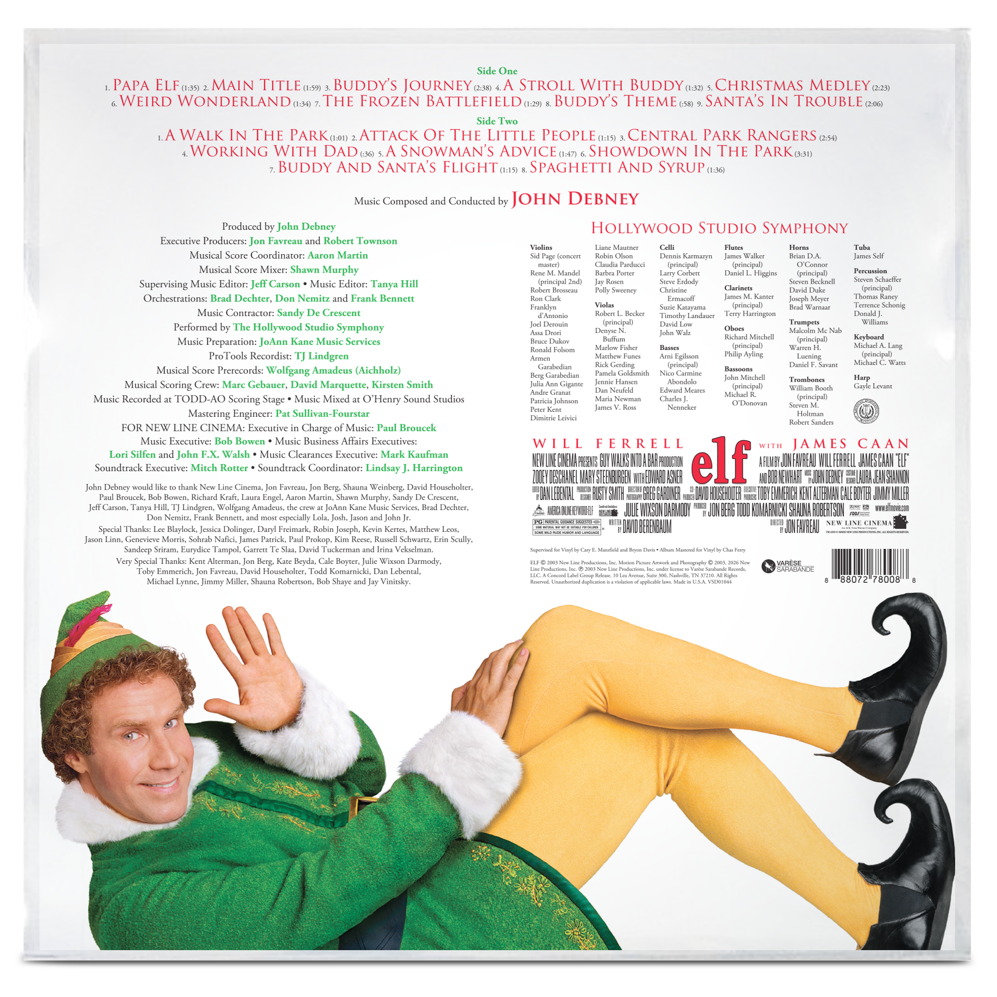John Debney & Original Soundtrack Elf (Original Motion Picture Soundtrack) 1LP Picture Disc 455261
