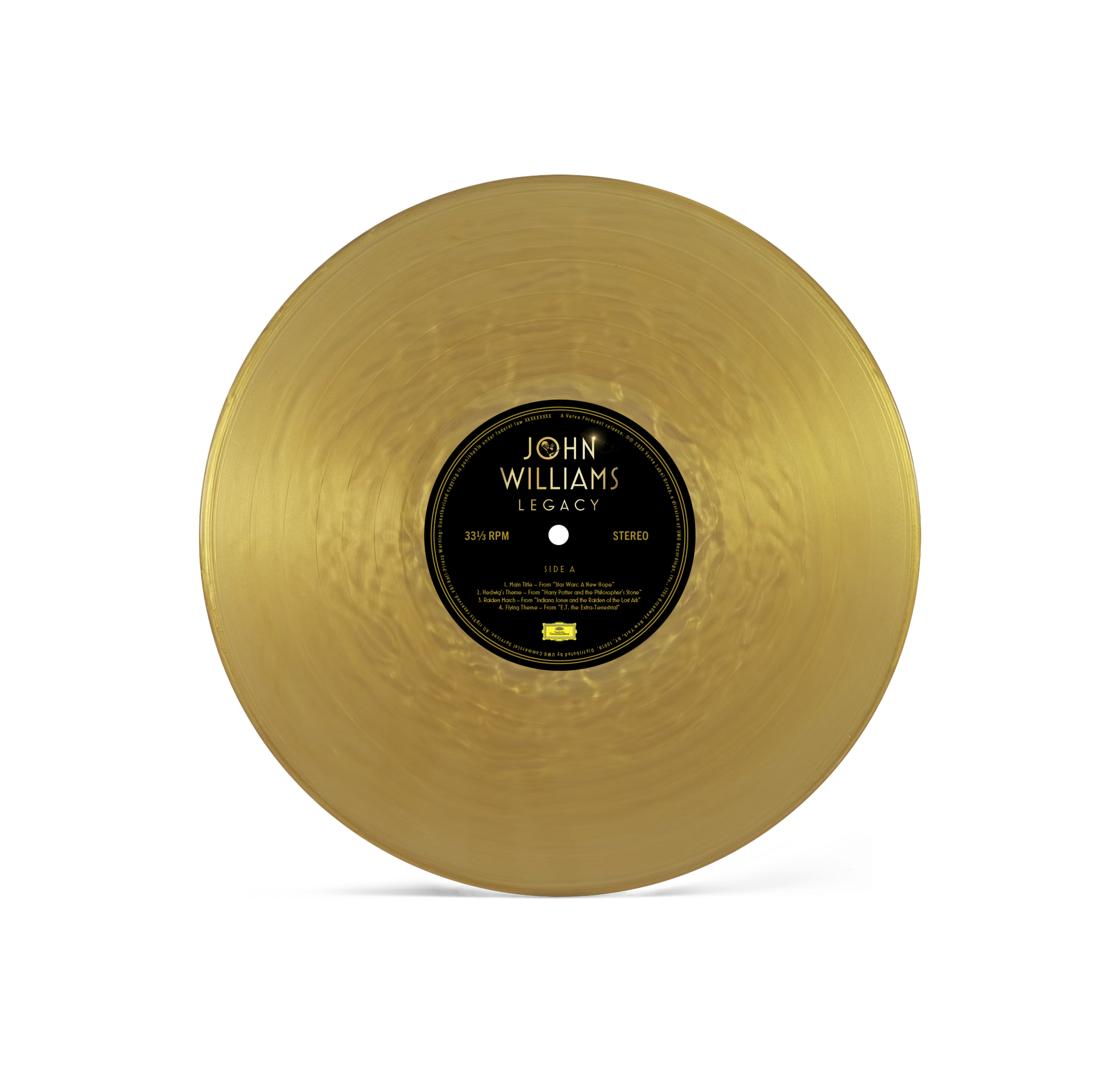 John Williams, Wiener Philharmoniker & Berliner Philharmoniker Legacy 2LP Gold Vinyl Gatefold 451686