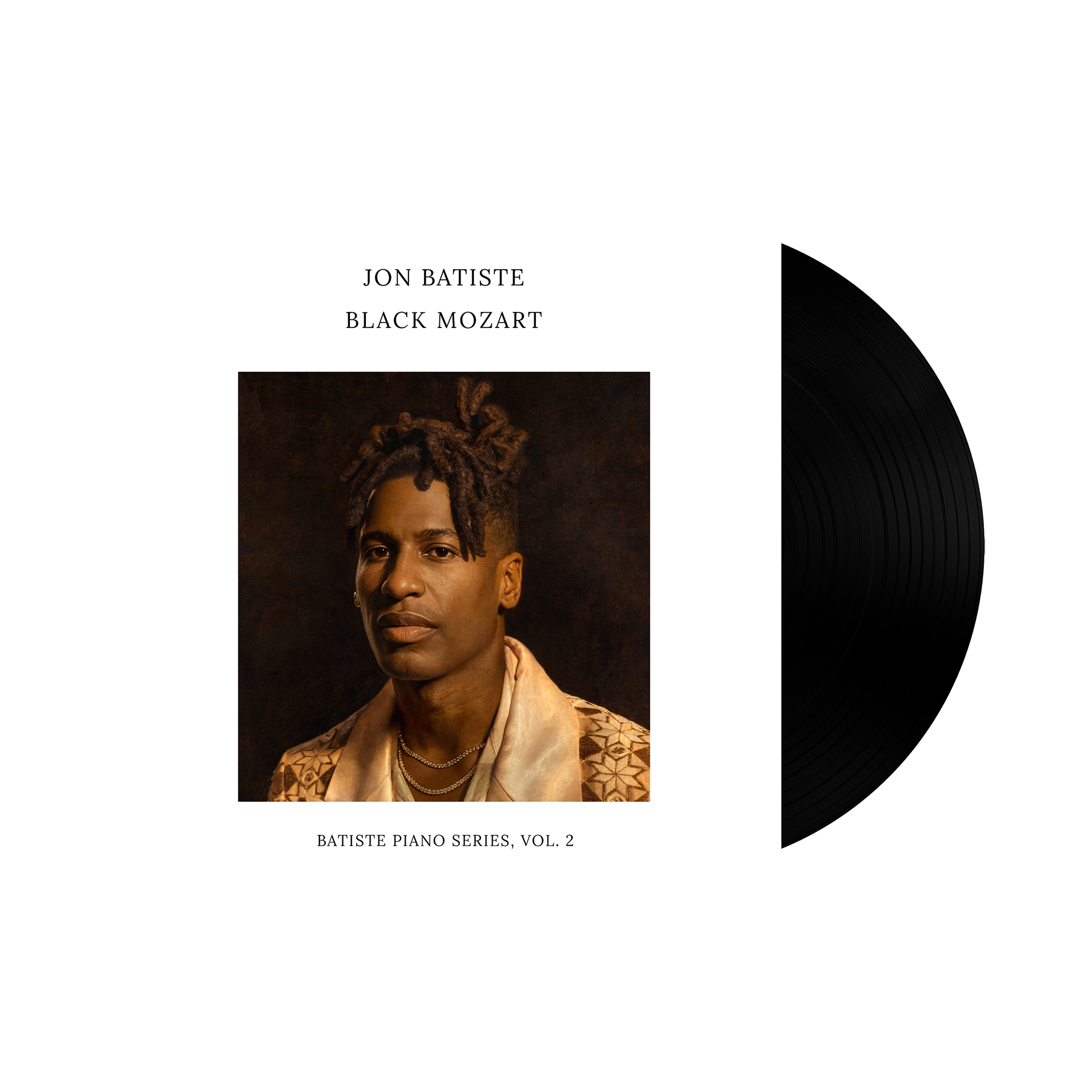 Jon Batiste Black Mozart (Batiste Piano Series, Vol. 2) LP + Signed Artcard 446380