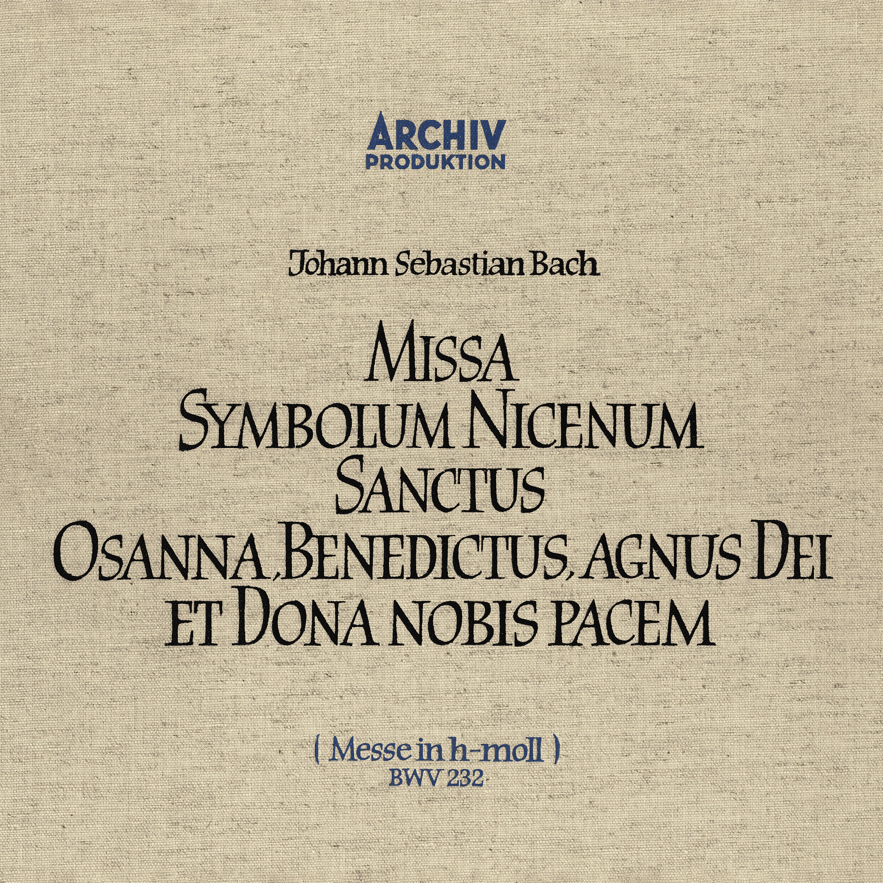 Karl Richter, Münchener Bach-Orchester & Münchener Bach-Chor Bach: Messe in h-moll, BWV 232 Original Source Vinyl 454729