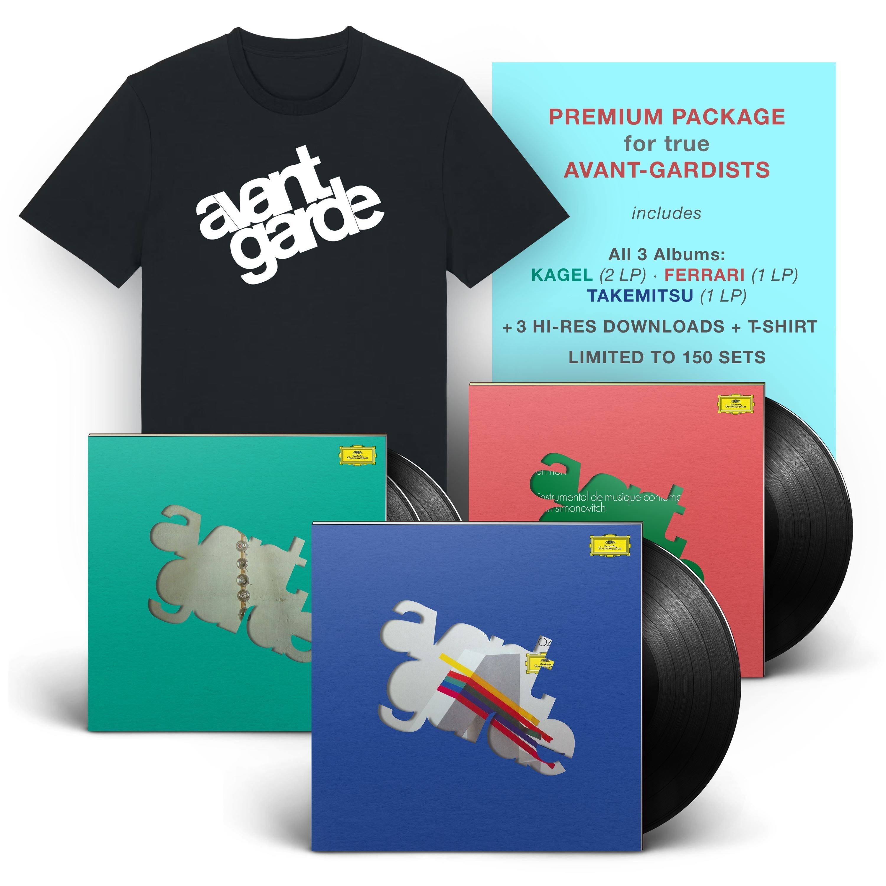 Luc Ferrari, Mauricio Kagel & Seiji Ozawa Premium Package for AVANT-GARDISTS Avantgarde Vinyl Series 436419