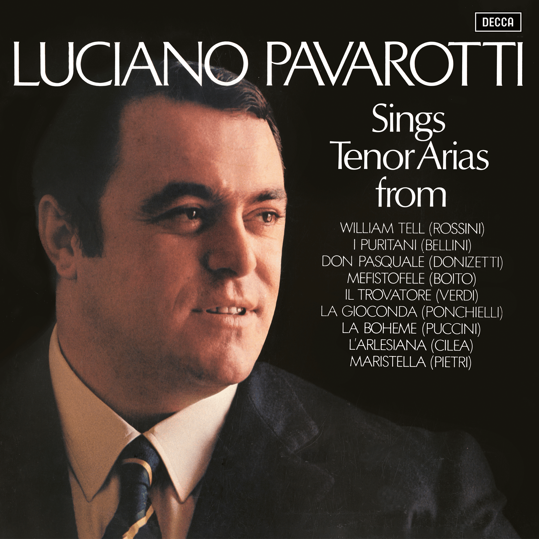 Luciano Pavarotti Tenor Arias from Italian Opera CD 434357