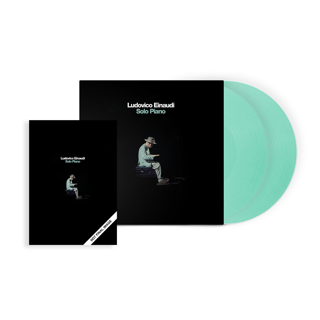 Ludovico Einaudi Solo Piano Coloured Vinyl + Sheet Music Bundle 433081