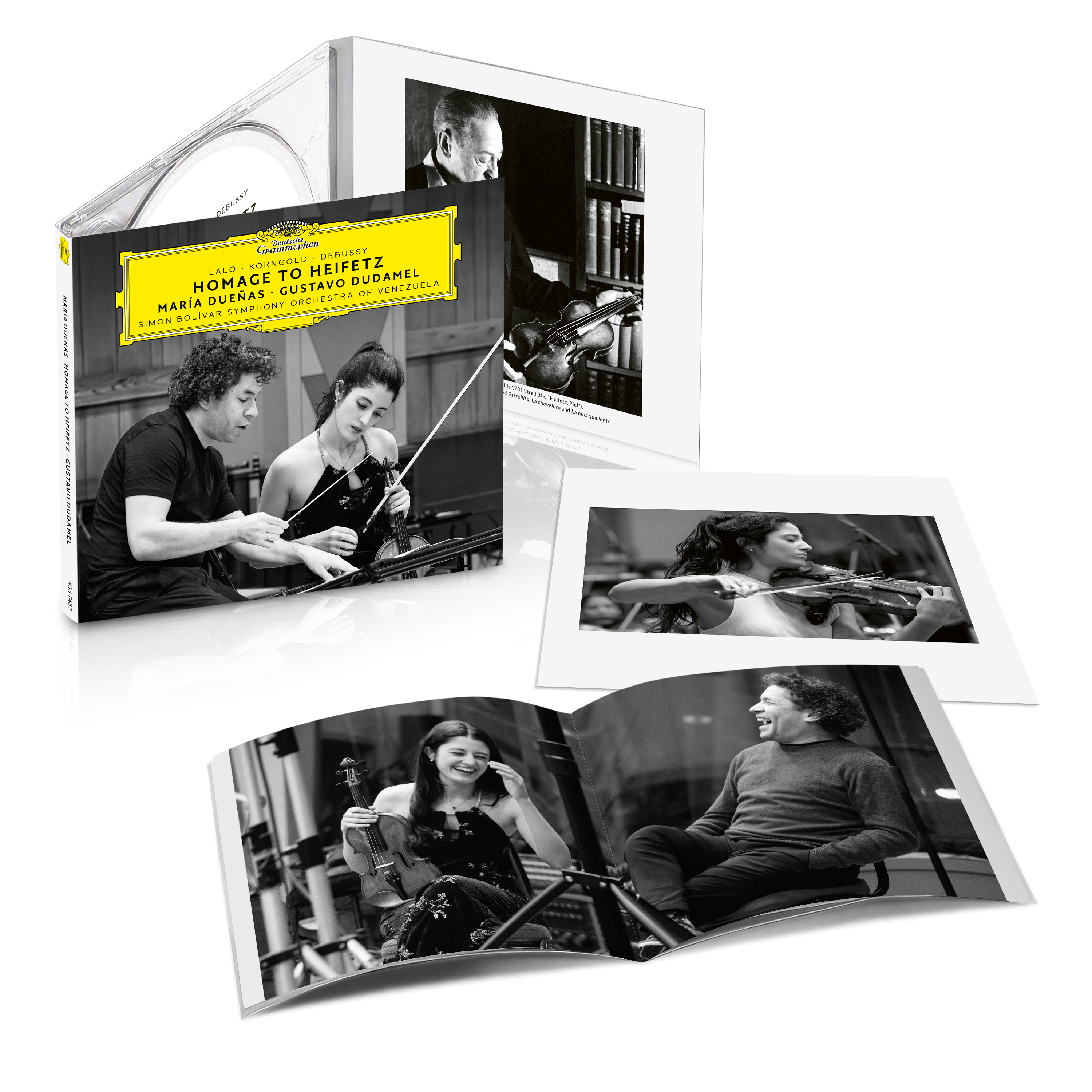 María Dueñas, Gustavo Dudamel & Simón Bolívar Symphony Orchestra of Venezuela Homage to Heifetz 1CD Digipack + Exklusive Digitale Singles 441027