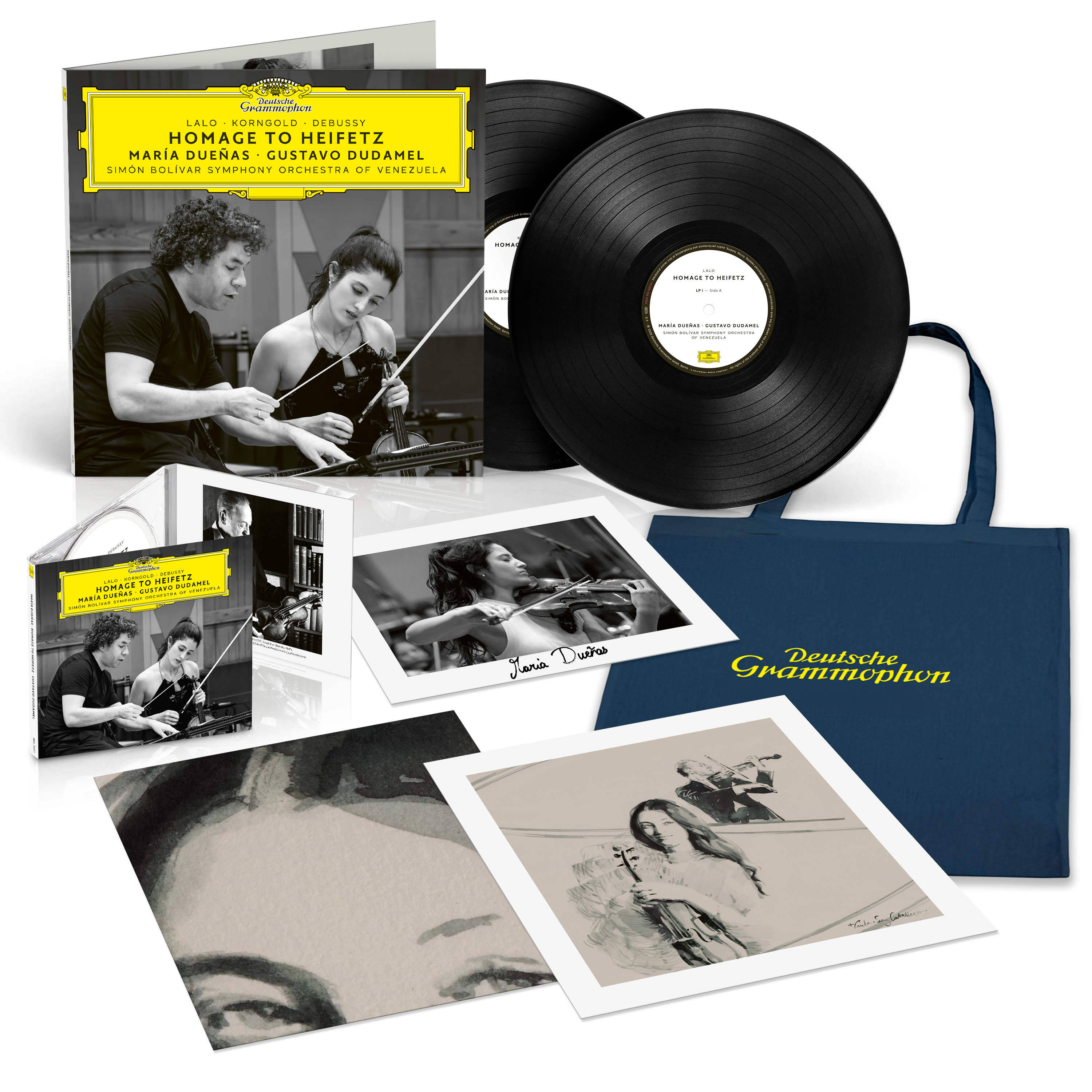 María Dueñas & Simón Bolívar Symphony Orchestra of Venezuela Homage to Heifetz Limitierte Fan Edition 441033