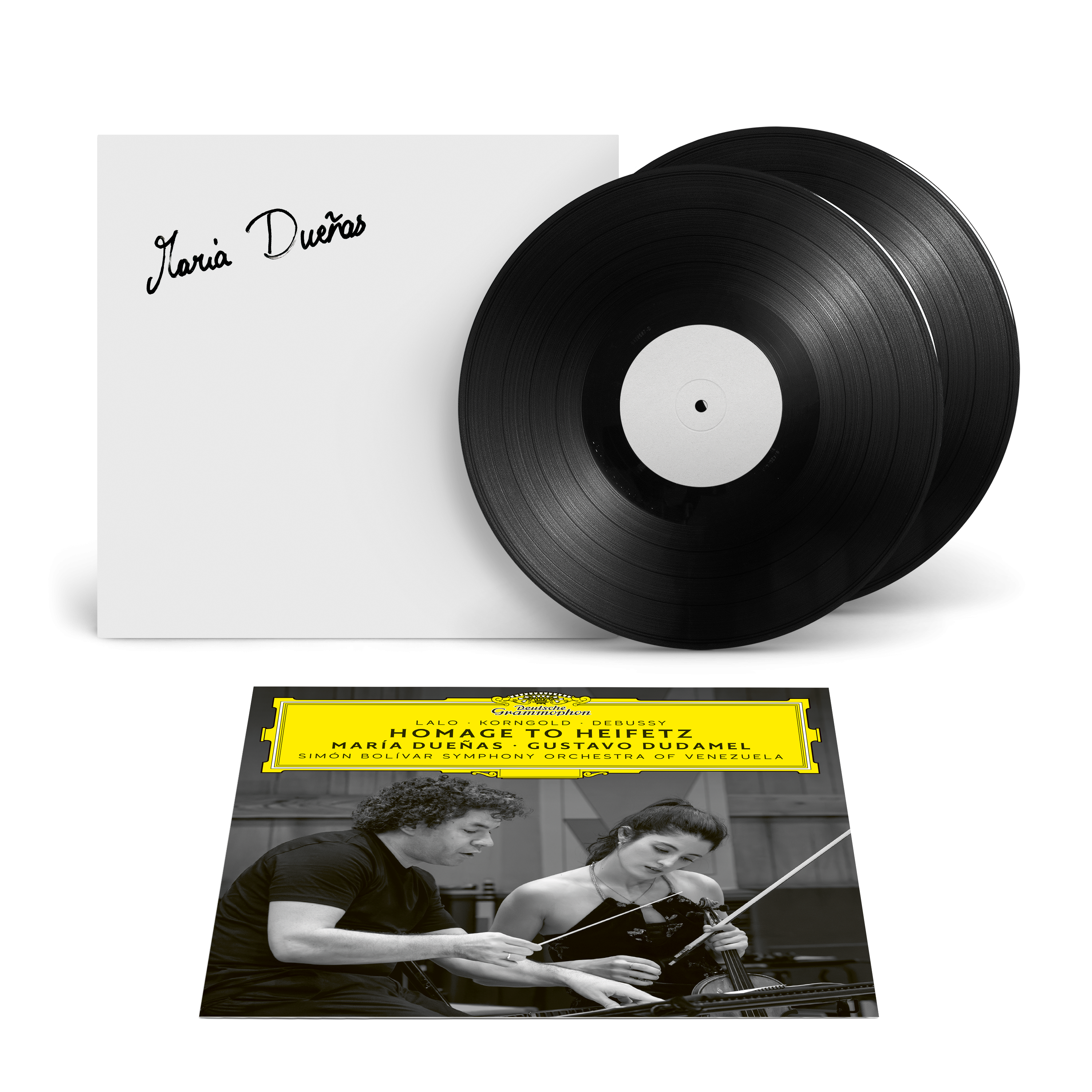 María Dueñas & Simón Bolívar Symphony Orchestra of Venezuela Homage to Heifetz Signiertes White Label + Covercard + Exklusive Digitale Singles 441031