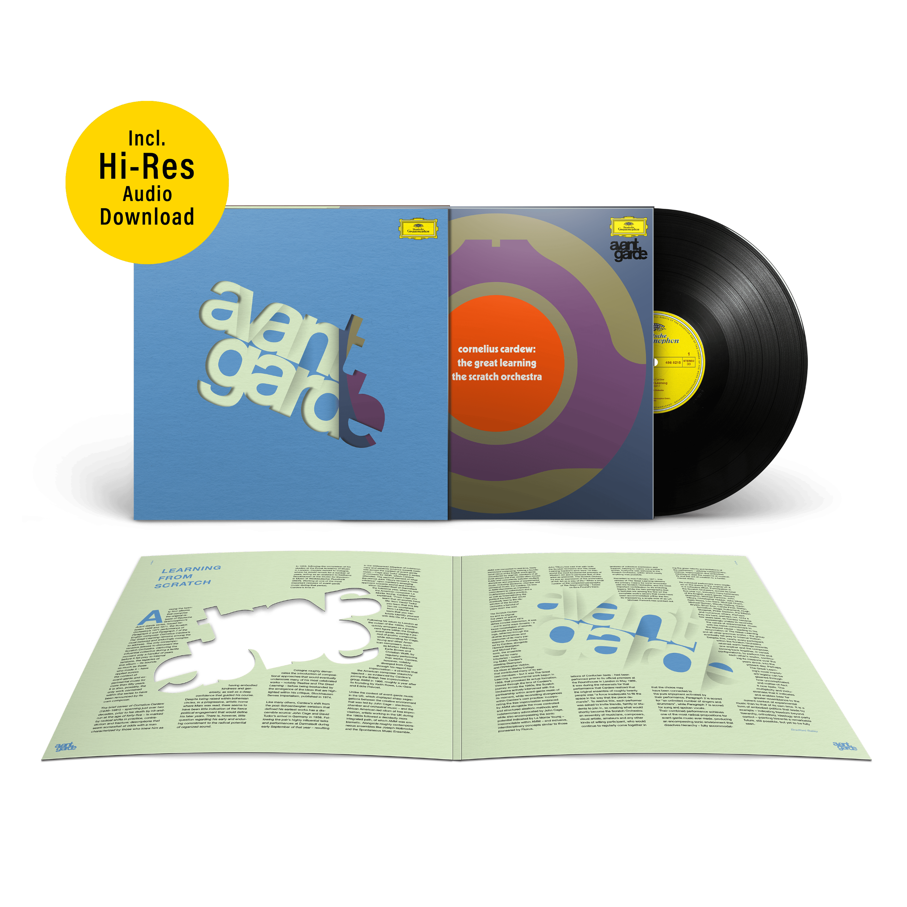 Mauricio Kagel, Luigi Nono, Roland Kayn & Cornelius Cardew Avantgarde Vinyl Series – Batch 2 Bundle 1LP + 1LP + 1LP + Hi-Res Audio Download 451092