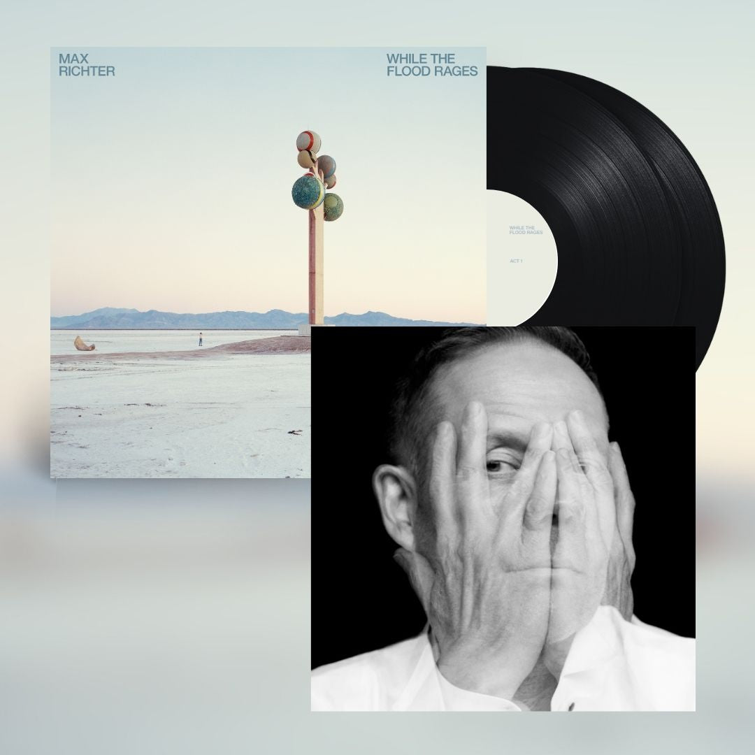 Max Richter While The Flood Rages 2-LP Schwarz + Signierte Artcard 462893