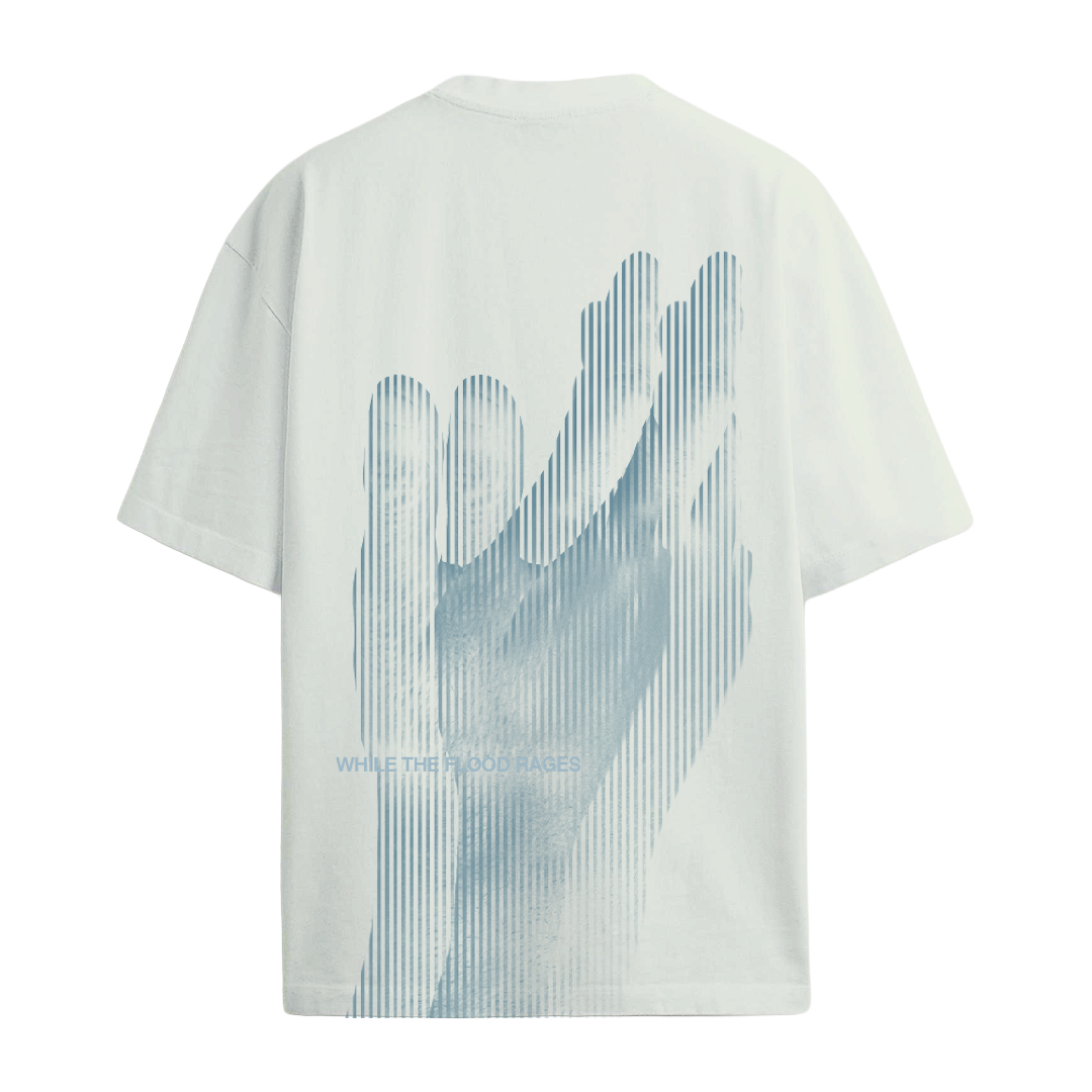 Max Richter While The Flood Rages T-Shirt Off White 458805
