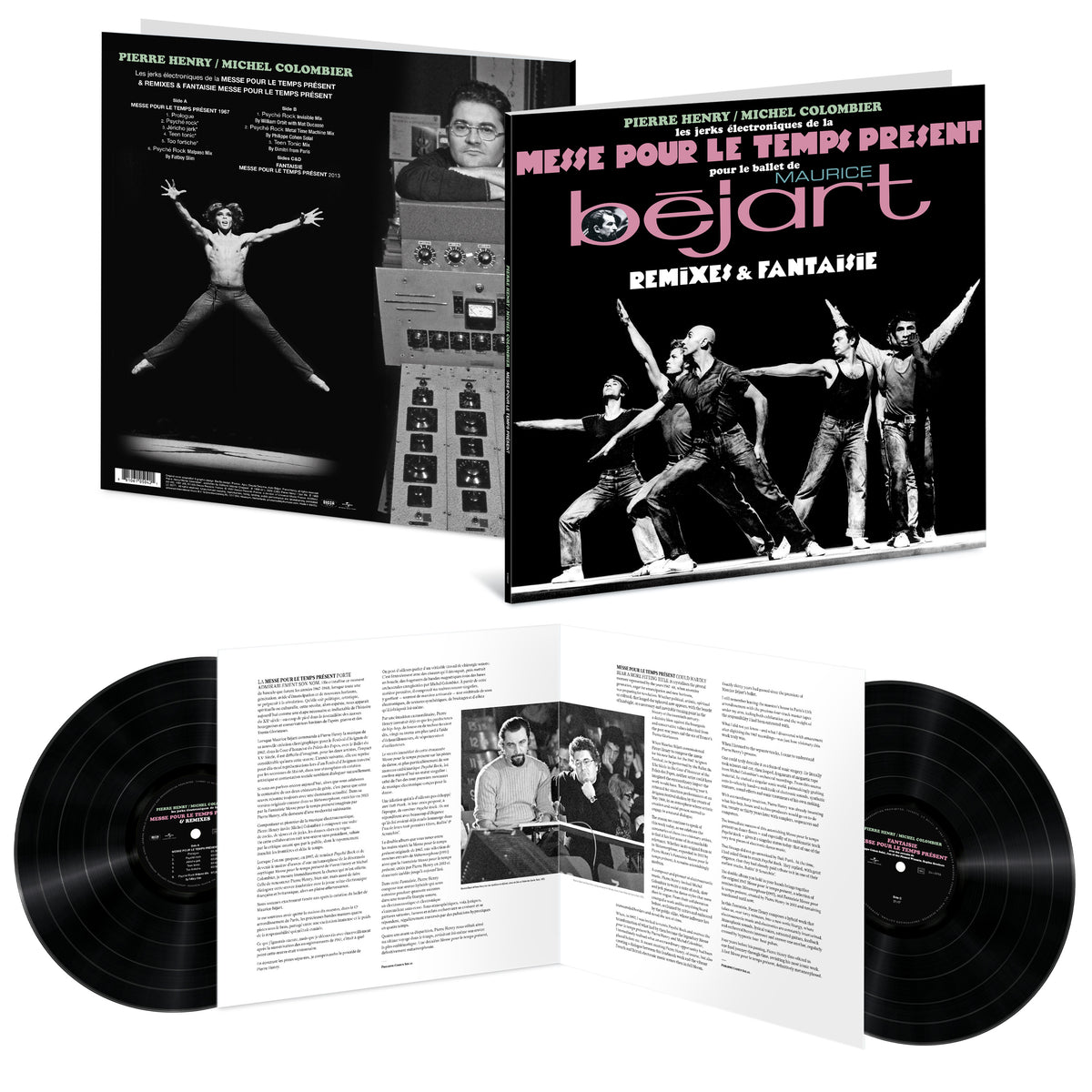 Michel Colombier & Pierre Henry Messe pour le temps présent, Remixes & Fantaisie 2LP 463339