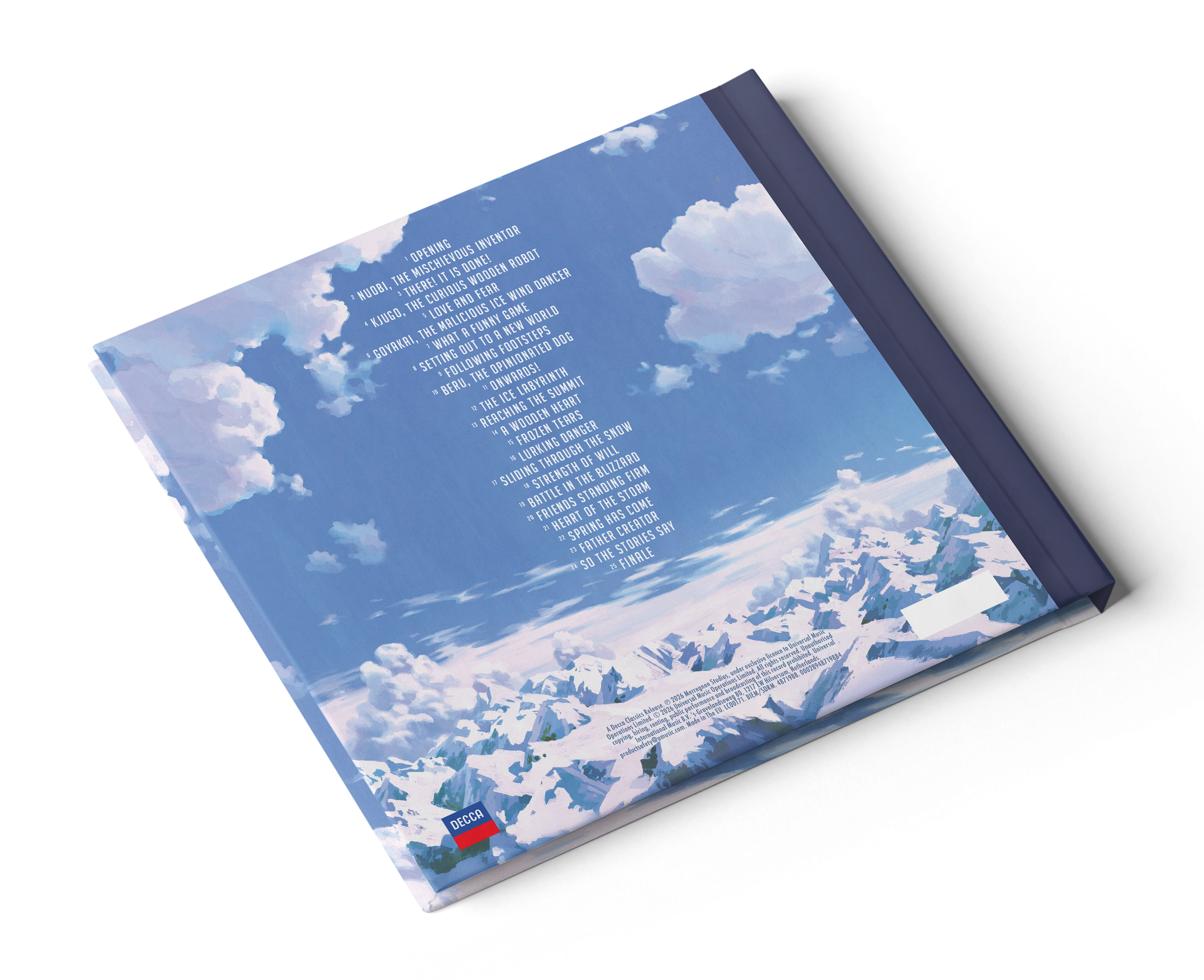 Nobuo Uematsu Merregnon: Heart Of Ice CD Hardback Book 439313