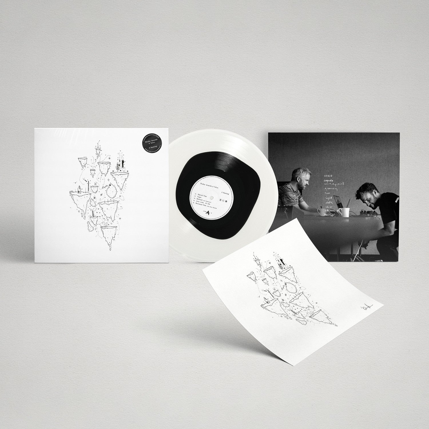 Olafur Arnalds A Dawning Coloured LP + signed Card 409957