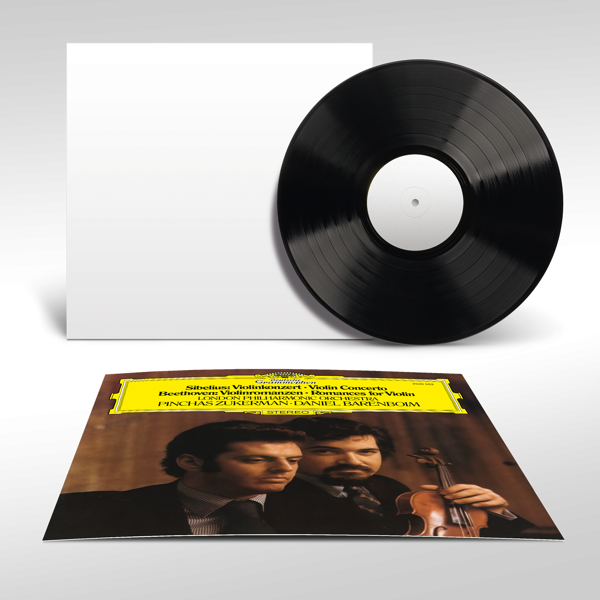 Pinchas Zukerman, Daniel Barenboim & London Philharmonic Orchestra Sibelius: Violinkonzert in D Minor, Op. 47 / Beethoven: Violinromanzen Nr. 1 & 2 Original Source Vinyl 439165