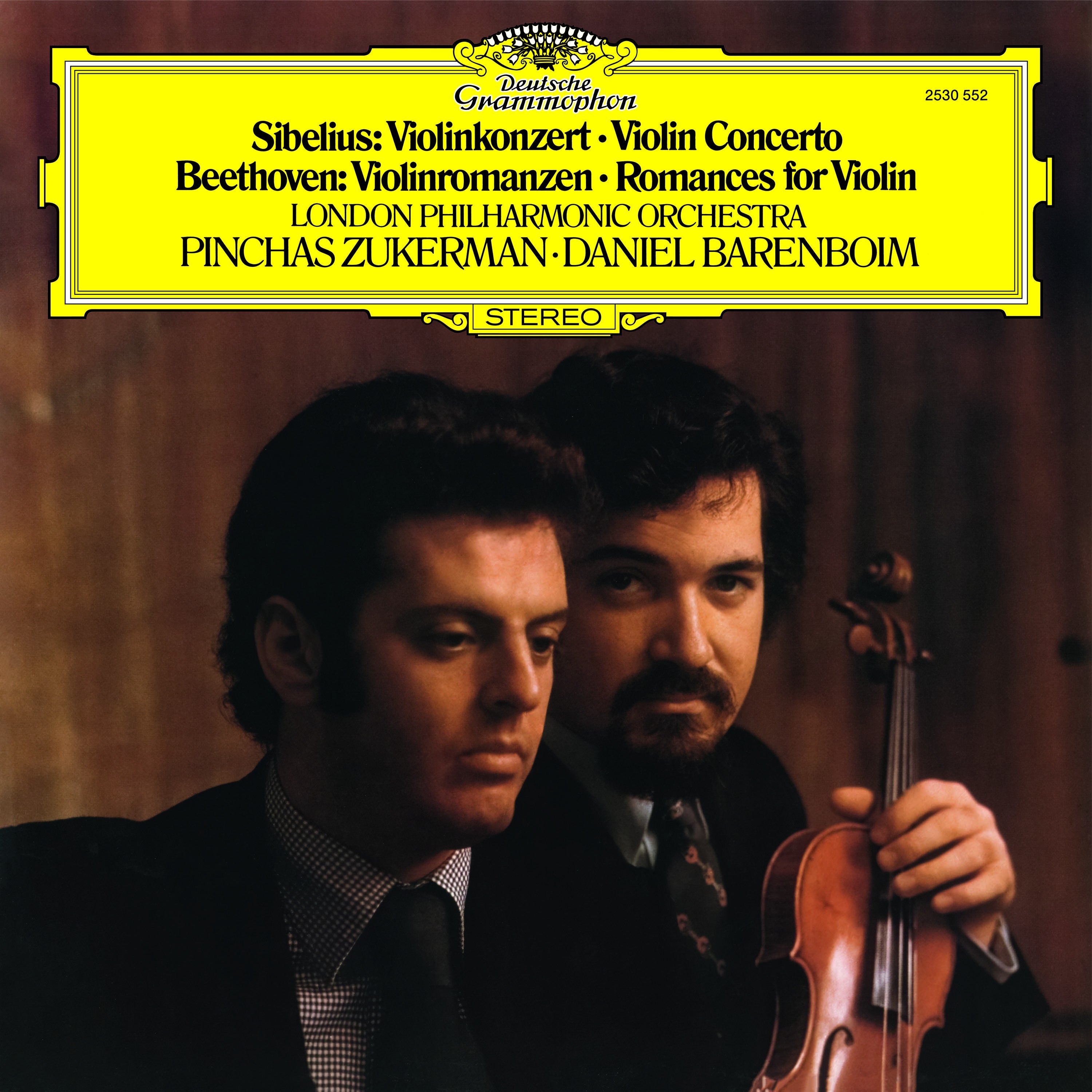 Pinchas Zukerman, Daniel Barenboim & London Philharmonic Orchestra Sibelius: Violinkonzert in D Minor, Op. 47 / Beethoven: Violinromanzen Nr. 1 & 2 Original Source Vinyl 439163