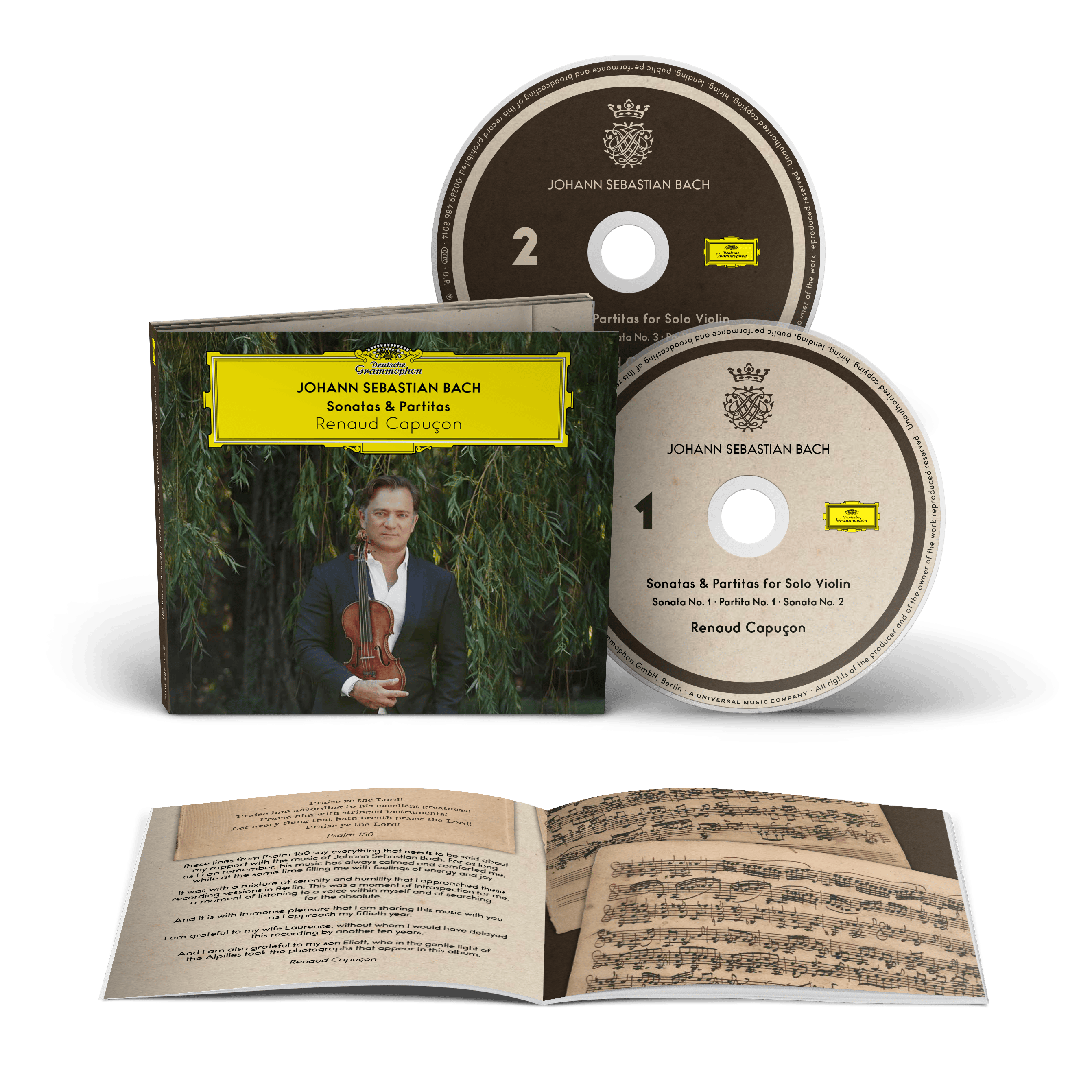 Renaud Capuçon Bach: Sonatas & Partitas 2CD Digipack 431471