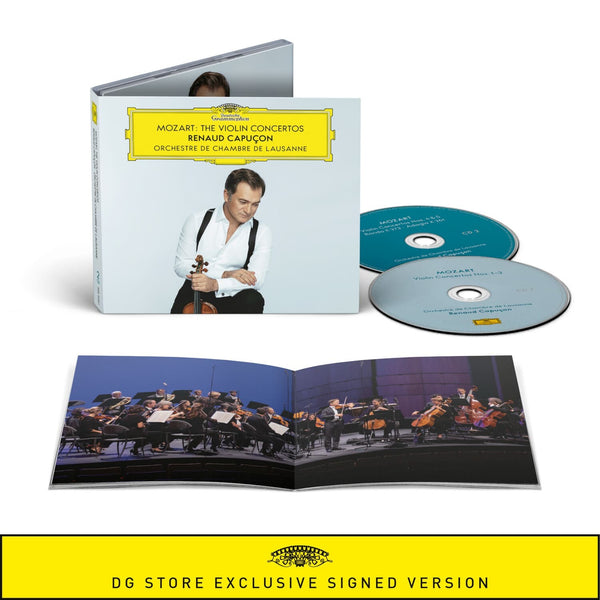 Renaud Capuçon - Mozart Violin Concertos (2CD Digipack + signed Art Card)