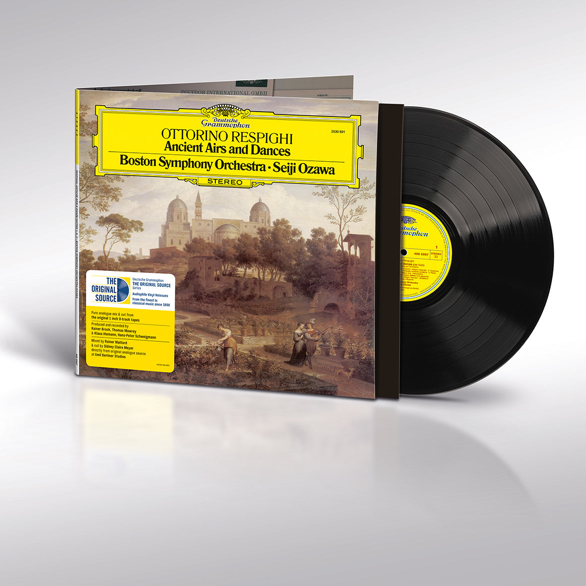 Seiji Ozawa & Boston Symphony Orchestra Respighi: Antiche Arie E Danze Original Source Vinyl 458753