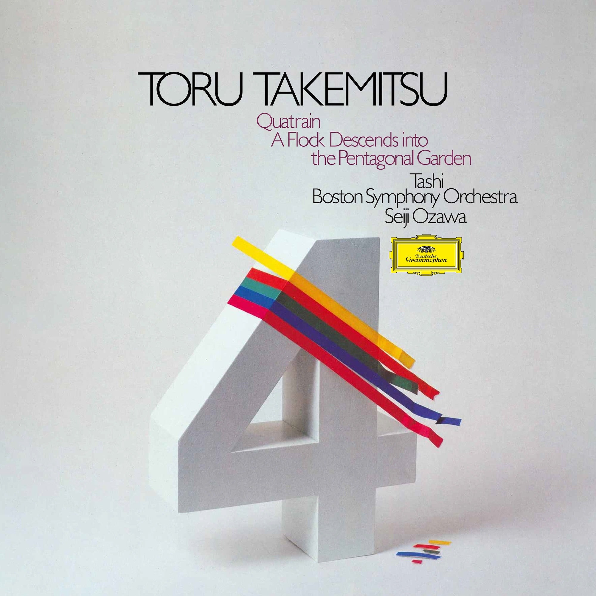 Seiji Ozawa, Boston Symphony Orchestra & Ensemble Tashi Takemitsu: Quatrain; A Flock Descends Into The Pentagonal Garden Avantgarde Vinyl Series #3 435185