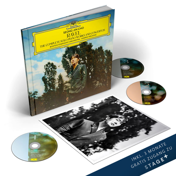 Seong-Jin Cho - Ravel: The Complete Solo Piano Works & Concertos (3CD Buch, Artprint, Stage+ Voucher)
