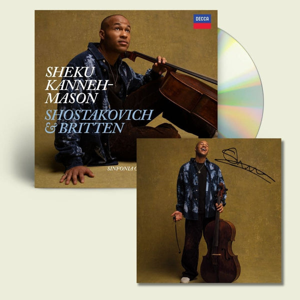 Sheku Kanneh Mason - Shostakovich & Britten (CD + Signed Artcard )