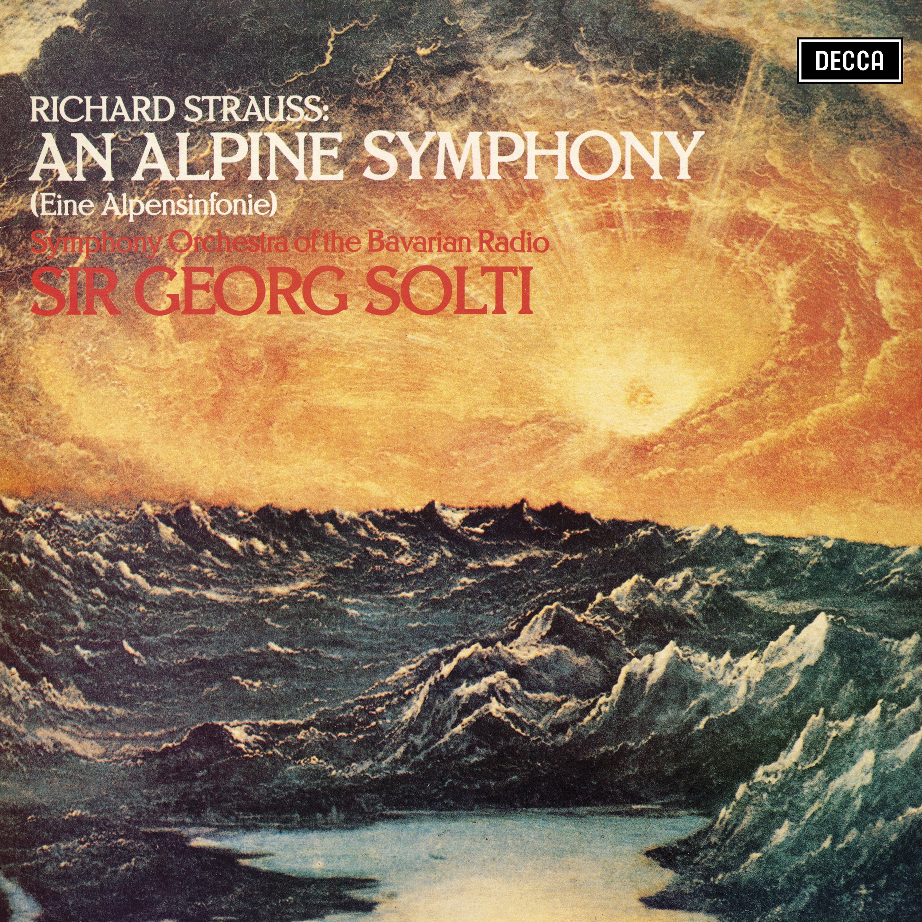 Sir George Solti & Symphonieorchester des Bayerischen Rundfunks R. Strauss: Eine Alpensinfonie LP 437133