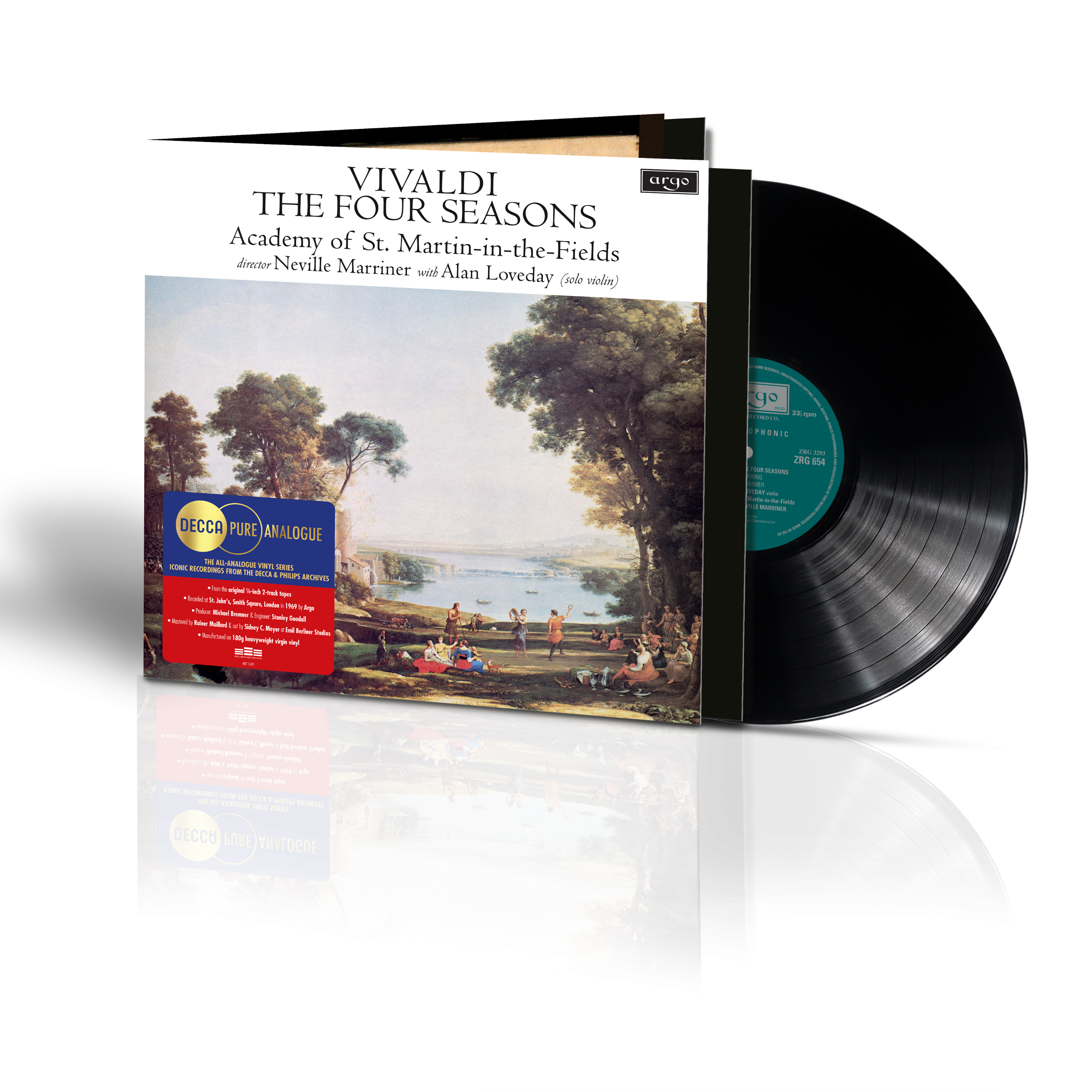 Sir Neville Marriner, Alan Loveday & Academy of St Martin in the Fields Vivaldi: Die vier Jahreszeiten Decca Pure Analogue 449602