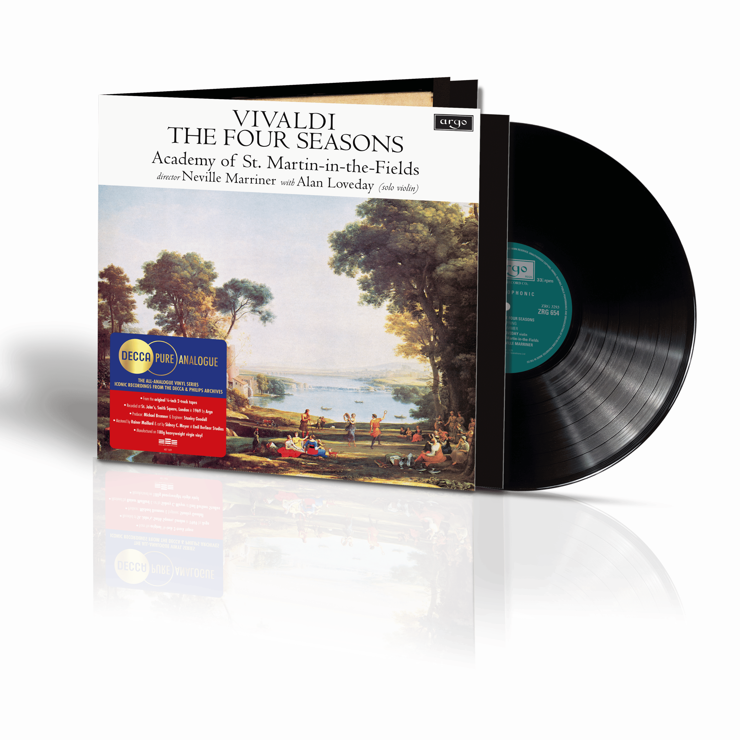 Sir Neville Marriner, Alan Loveday & Academy of St Martin in the Fields Vivaldi: Die vier Jahreszeiten Decca Pure Analogue 451382