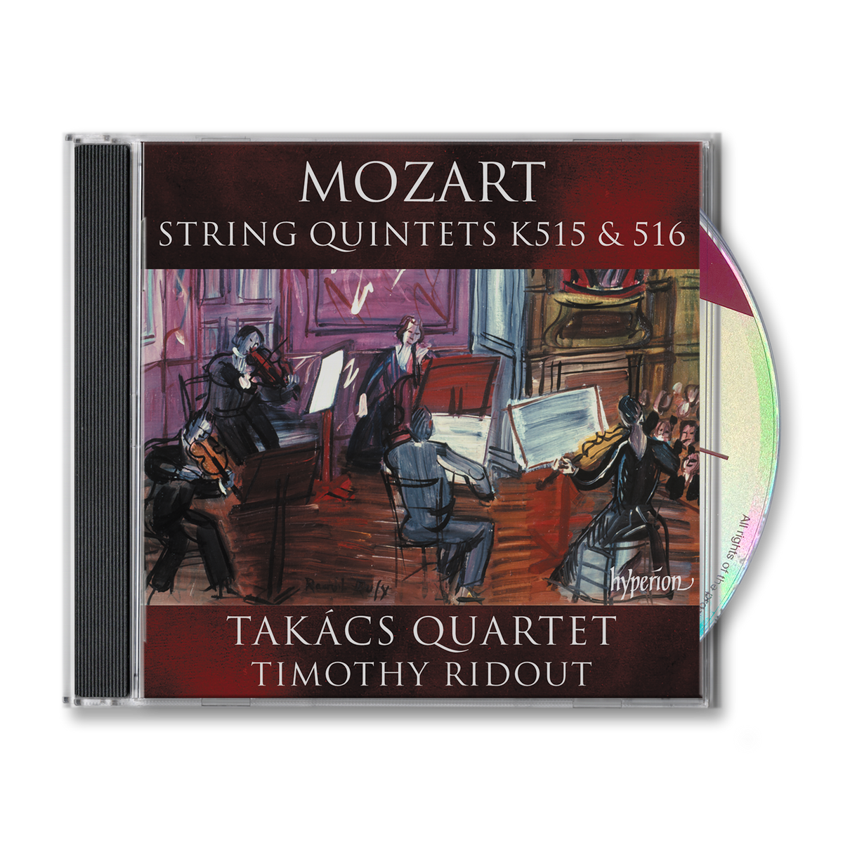 Takács Quartet & Timothy Ridout Mozart: String Quintets K515 & 516 1CD 458531