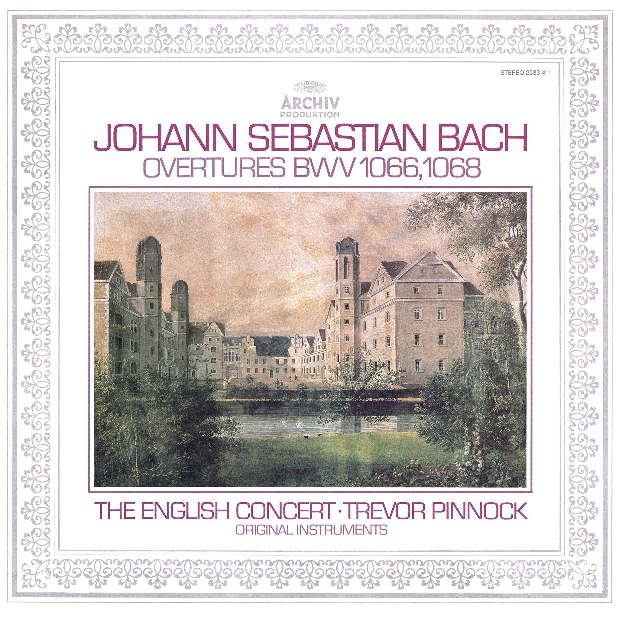 The English Concert Bach: Ouvertüren BWV 1066, 1068 Whitelabel Vinyl + Cover Card 417158