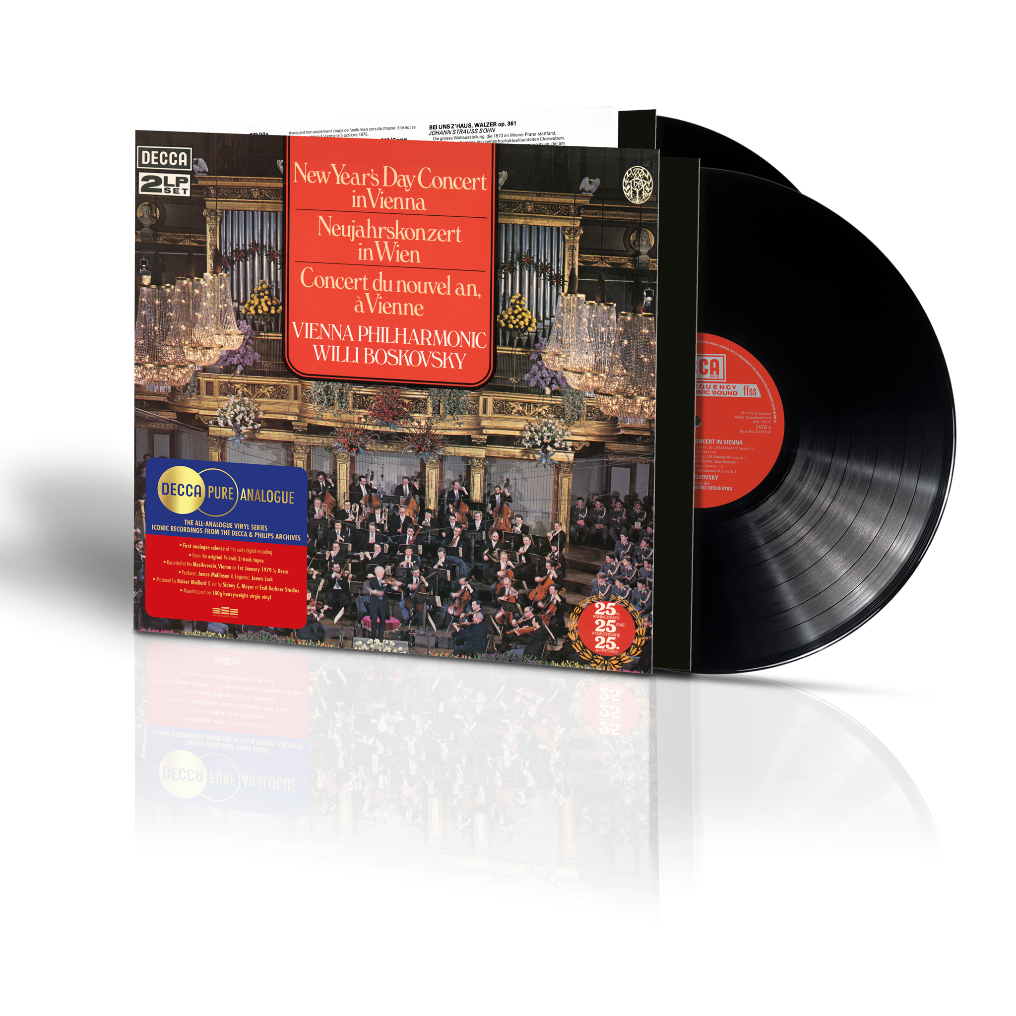 Willi Boskovsky & Wiener Philharmoniker Neujahrskonzert in Wien Decca Pure Analogue 430894